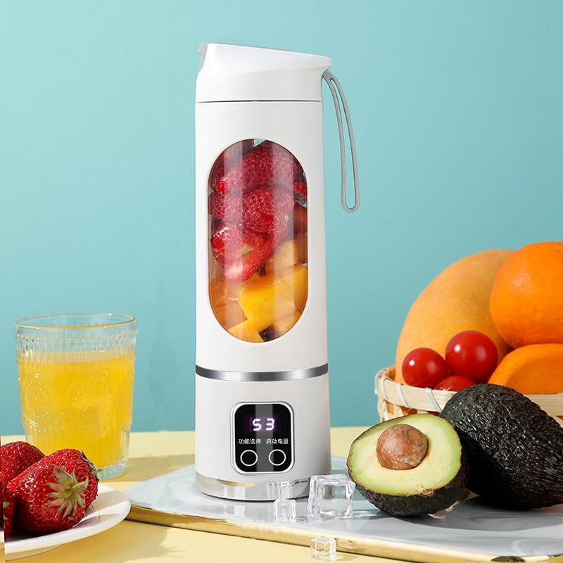 Mini Juicer Blender – 2-In-1 Ice Crusher & Smoothie Maker | Perfect for Liquid Diets, Fresh Juice, Shakes, Baby Food | USB Rechargeable & Easy to Clean | Portable Personal Electric Blender