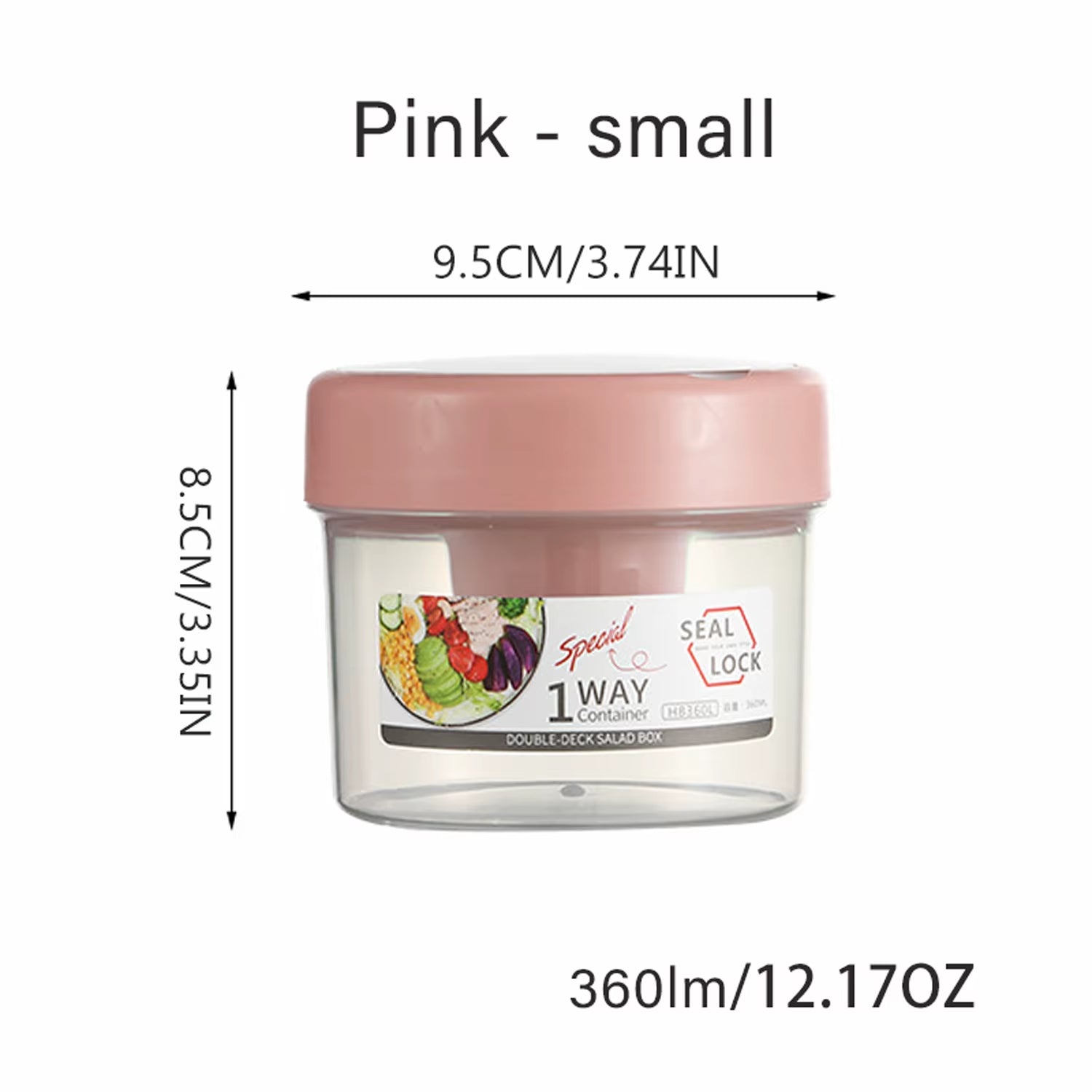 Ultimate Portable Salad & Yogurt Cup: Leak-Proof Bento Box with Fork & Sauce Container for On-the-Go Meals