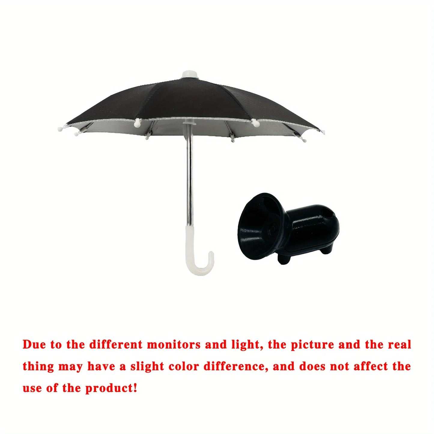 Innovative Mini Umbrella Phone Stand - Your Ultimate Waterproof Companion for Outdoor Adventures!