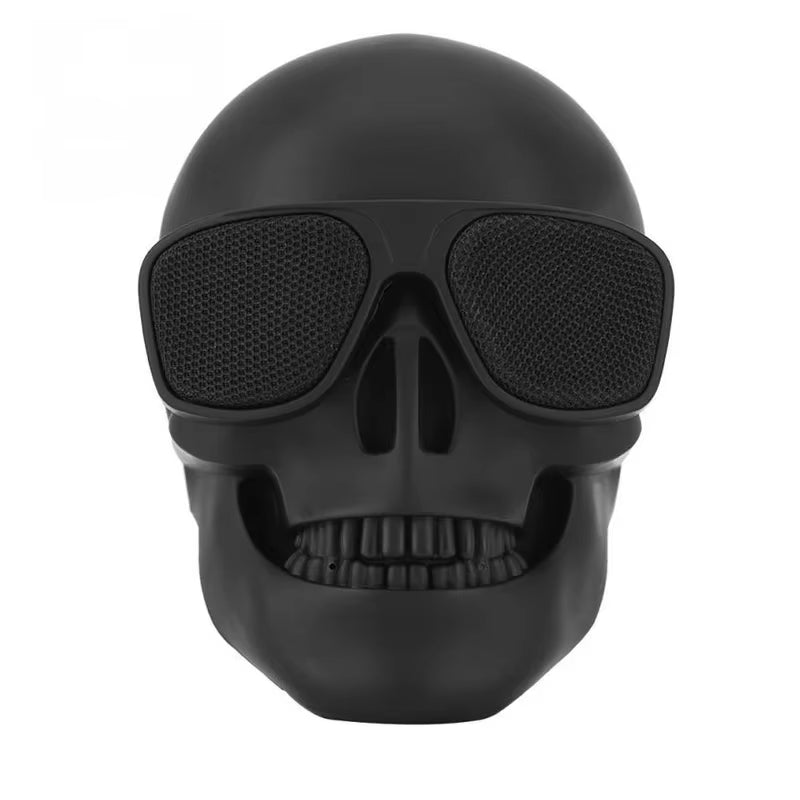 Unleash the Fun with Portable Mini Skull Speakers - Wireless Bluetooth Cartoon Design for 5W HD Stereo Sound