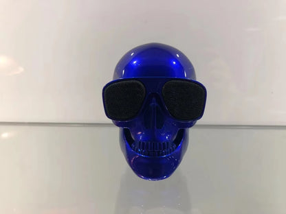 Unleash the Fun with Portable Mini Skull Speakers - Wireless Bluetooth Cartoon Design for 5W HD Stereo Sound