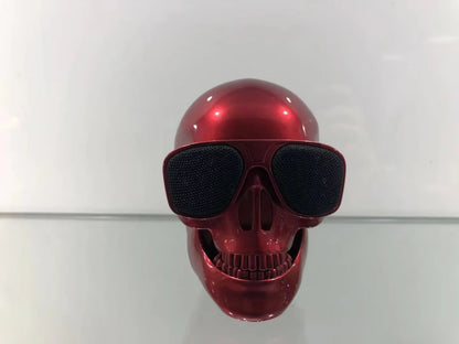 Unleash the Fun with Portable Mini Skull Speakers - Wireless Bluetooth Cartoon Design for 5W HD Stereo Sound