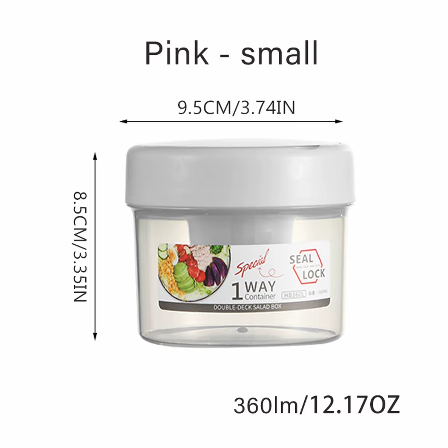 Ultimate Portable Salad & Yogurt Cup: Leak-Proof Bento Box with Fork & Sauce Container for On-the-Go Meals