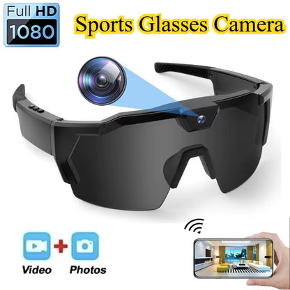 Capture Every Adventure with NEW HD Video Glasses Action Camera Sunglasses - Perfect for Sports, Biking, and Motorcycle Riding!
