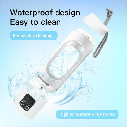 Mini Juicer Blender – 2-In-1 Ice Crusher & Smoothie Maker | Perfect for Liquid Diets, Fresh Juice, Shakes, Baby Food | USB Rechargeable & Easy to Clean | Portable Personal Electric Blender