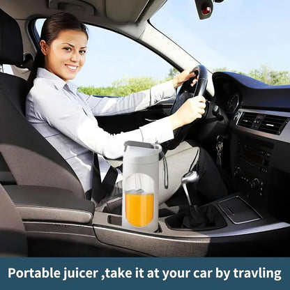 Mini Juicer Blender – 2-In-1 Ice Crusher & Smoothie Maker | Perfect for Liquid Diets, Fresh Juice, Shakes, Baby Food | USB Rechargeable & Easy to Clean | Portable Personal Electric Blender